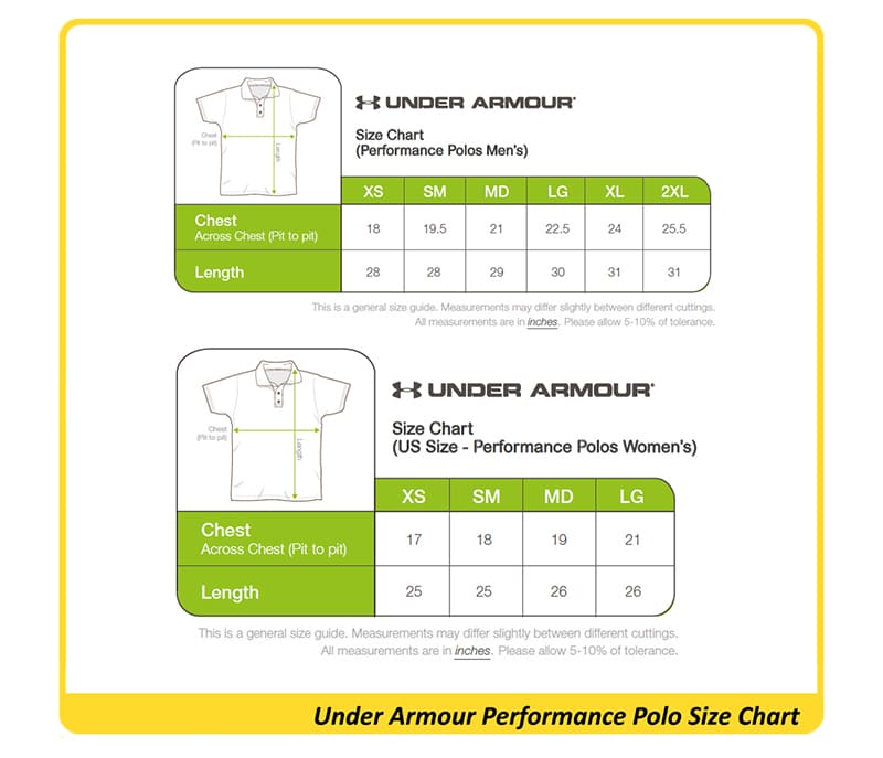 Under Armour Leotard Size Chart